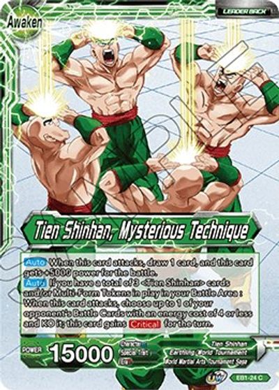Tien Shinhan // Tien Shinhan, Mysterious Technique (EB1-024) [Battle Evolution Booster] Parallel Foil