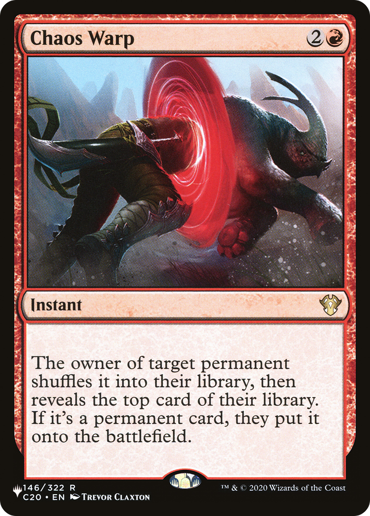 Chaos Warp (LIST-C20-146) - The List