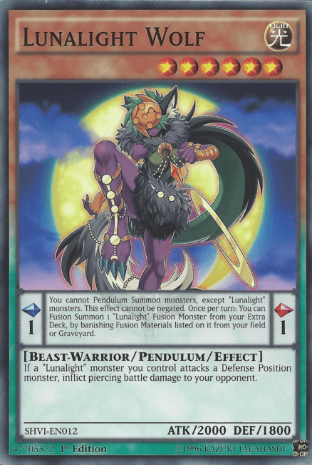 Lunalight Wolf [SHVI-EN012] Common - Josh's Cards