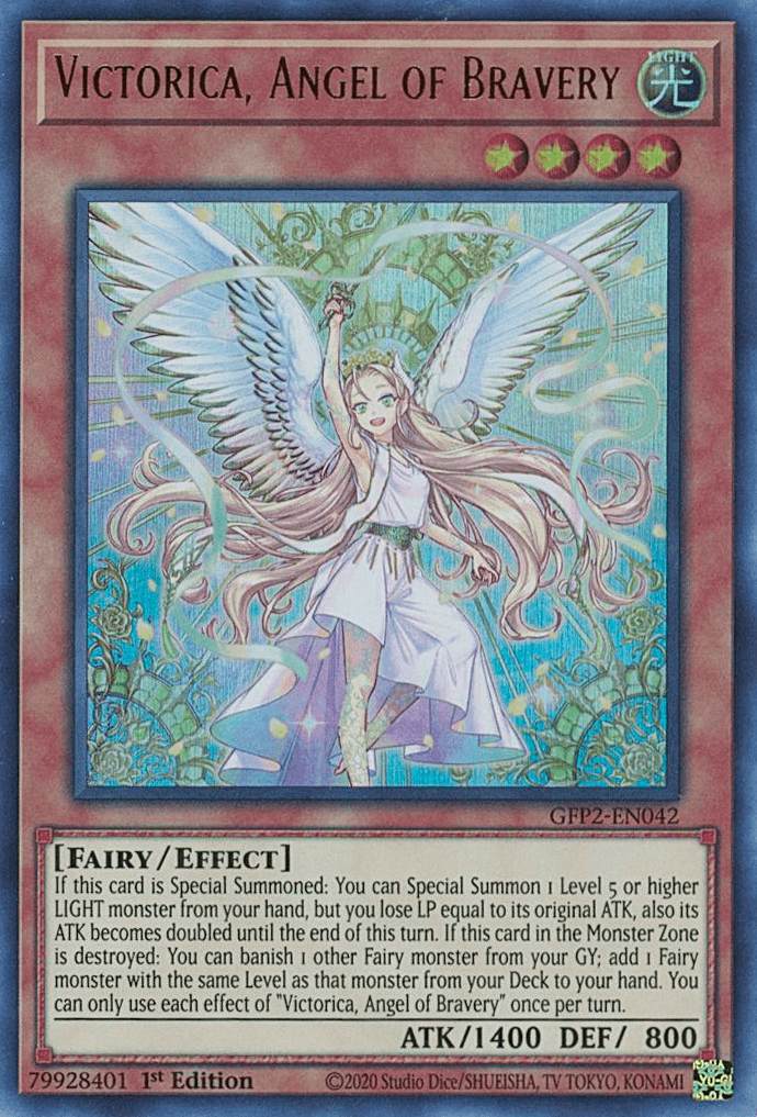 Victorica, Angel of Bravery [GFP2-EN042] Ultra Rare - Josh's Cards