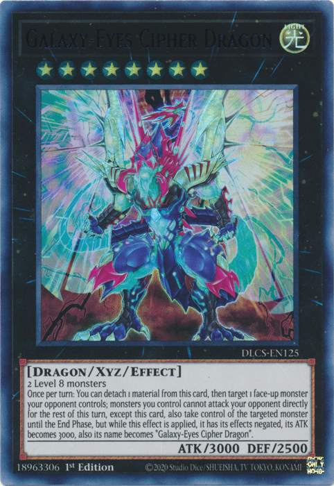 Galaxy-Eyes Cipher Dragon (Purple) [DLCS-EN125] Ultra Rare - Josh's Cards