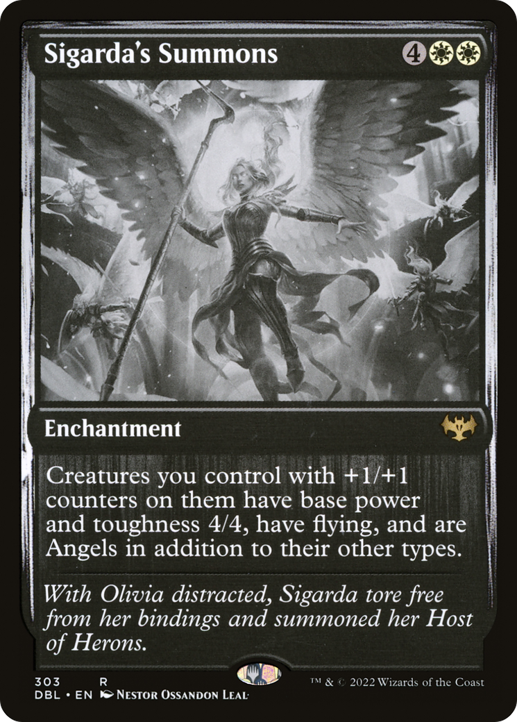 Sigarda's Summons (DBL-303) - Innistrad: Double Feature Foil