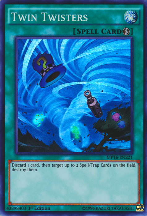 Twin Twisters [MP16-EN221] Super Rare - Josh's Cards