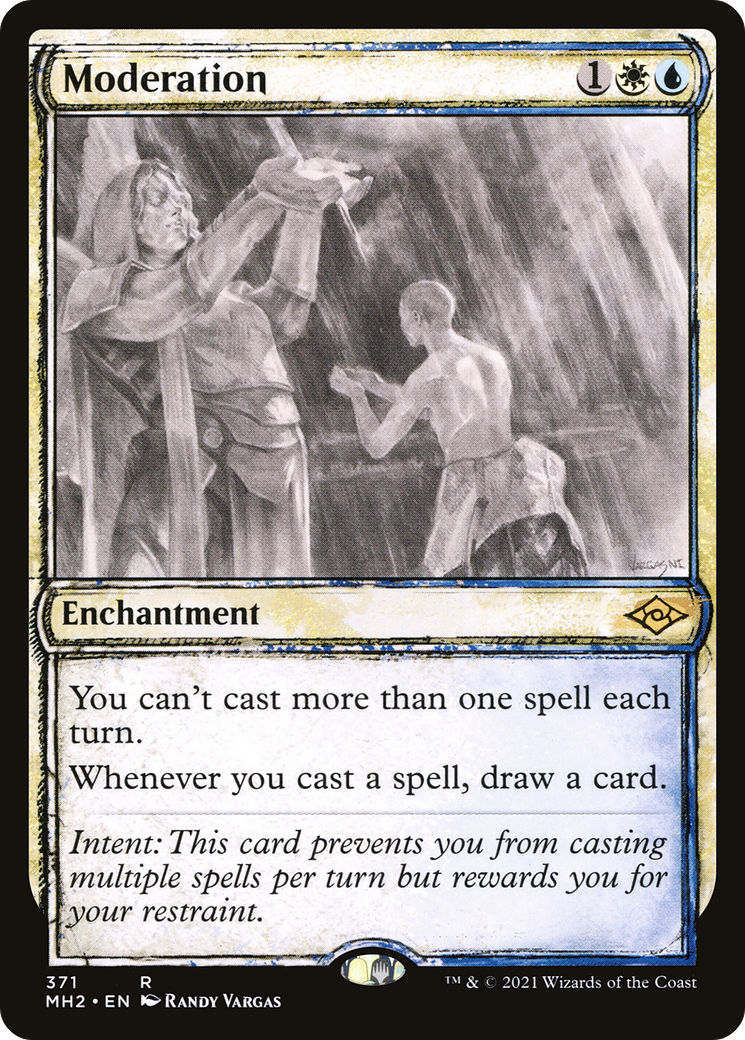 Moderation (MH2-371) - Modern Horizons 2: (Showcase) Foil