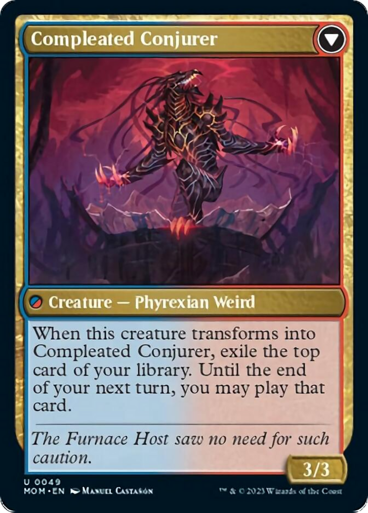 Captive Weird // Compleated Conjurer (MOM-049) - March of the Machine