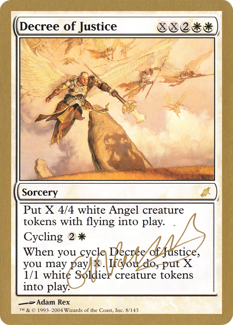 Decree of Justice (WCD-) - World Championship Decks 2004