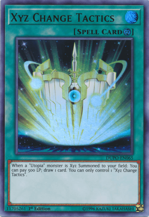 Xyz Change Tactics [DUPO-EN065] Ultra Rare - Josh's Cards