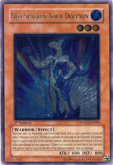 Neo-Spacian Aqua Dolphin [POTD-EN003] Ultimate Rare - Josh's Cards