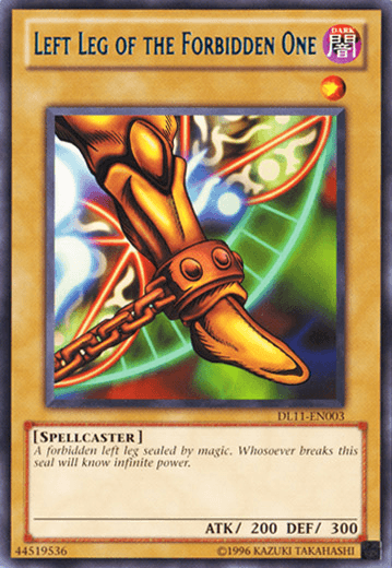 Left Leg of the Forbidden One (Blue) [DL11-EN003] Rare - Josh's Cards
