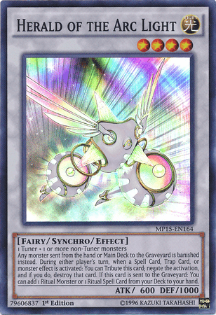 Herald of the Arc Light [MP15-EN164] Super Rare - Josh's Cards