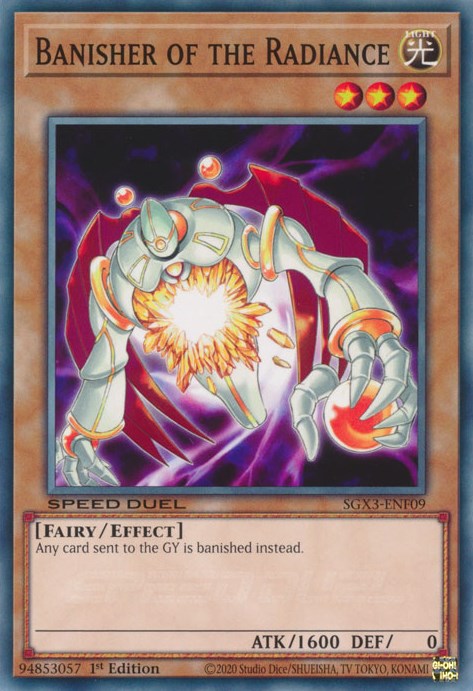 Banisher of the Radiance (SGX3-ENF09) - Speed Duel GX: Duelists of Shadows 1st Edition