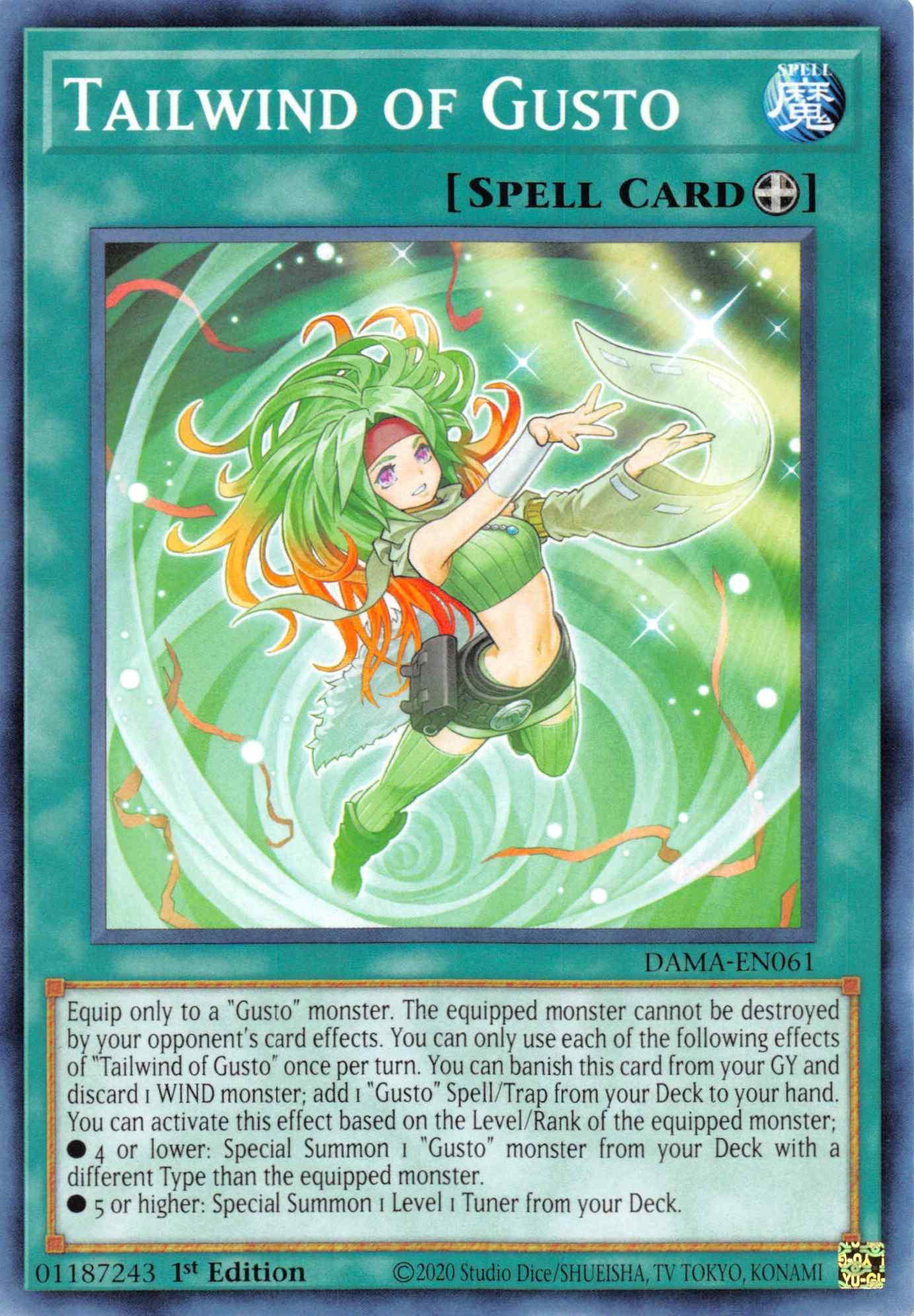 Tailwind of Gusto [DAMA-EN061] Common - Josh's Cards