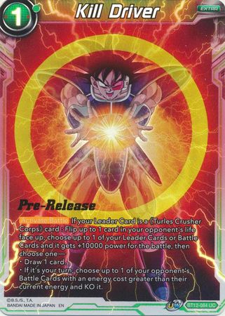 Kill Driver (BT12-084) [Vicious Rejuvenation Prerelease Promos] Parallel Foil