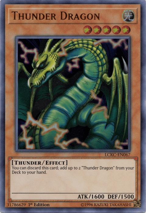 Thunder Dragon [LCKC-EN067] Ultra Rare - Josh's Cards