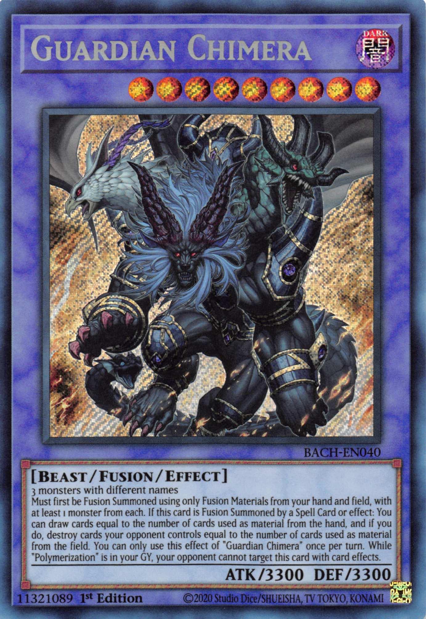 Guardian Chimera [BACH-EN040] Secret Rare - Josh's Cards