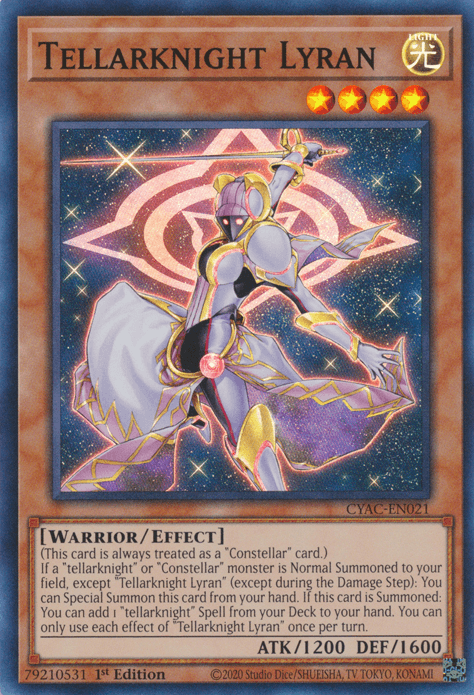 Tellarknight Lyran [CYAC-EN021] Super Rare - Josh's Cards