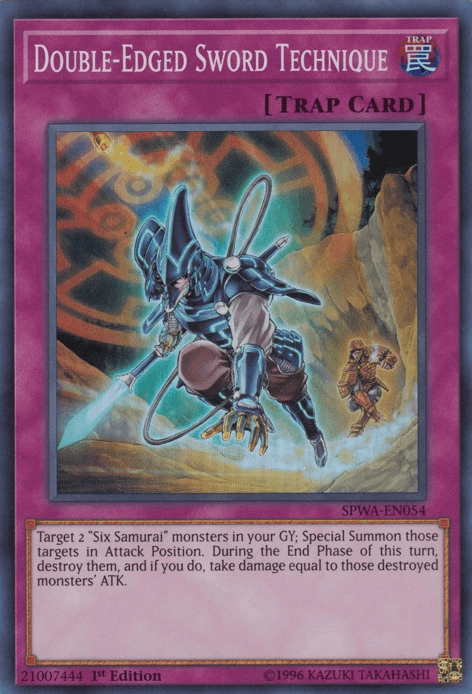 Double-Edged Sword Technique [SPWA-EN054] Super Rare - Josh's Cards