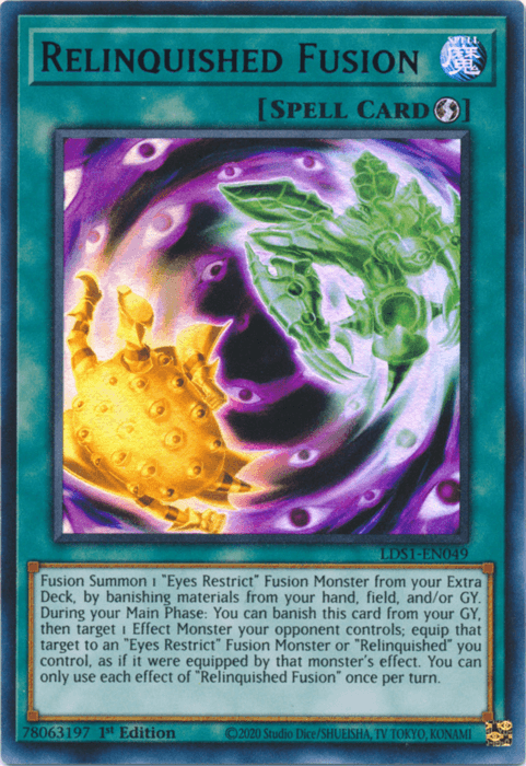 Relinquished Fusion (Blue) [LDS1-EN049] Ultra Rare - Josh's Cards