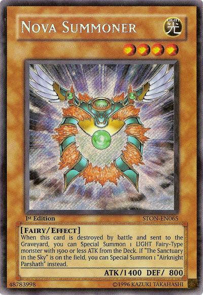 Nova Summoner [STON-EN065] Secret Rare - Josh's Cards