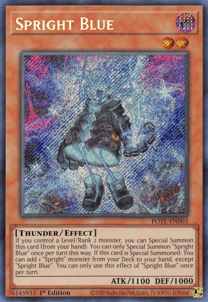 Spright Blue [POTE-EN003] Secret Rare - Josh's Cards
