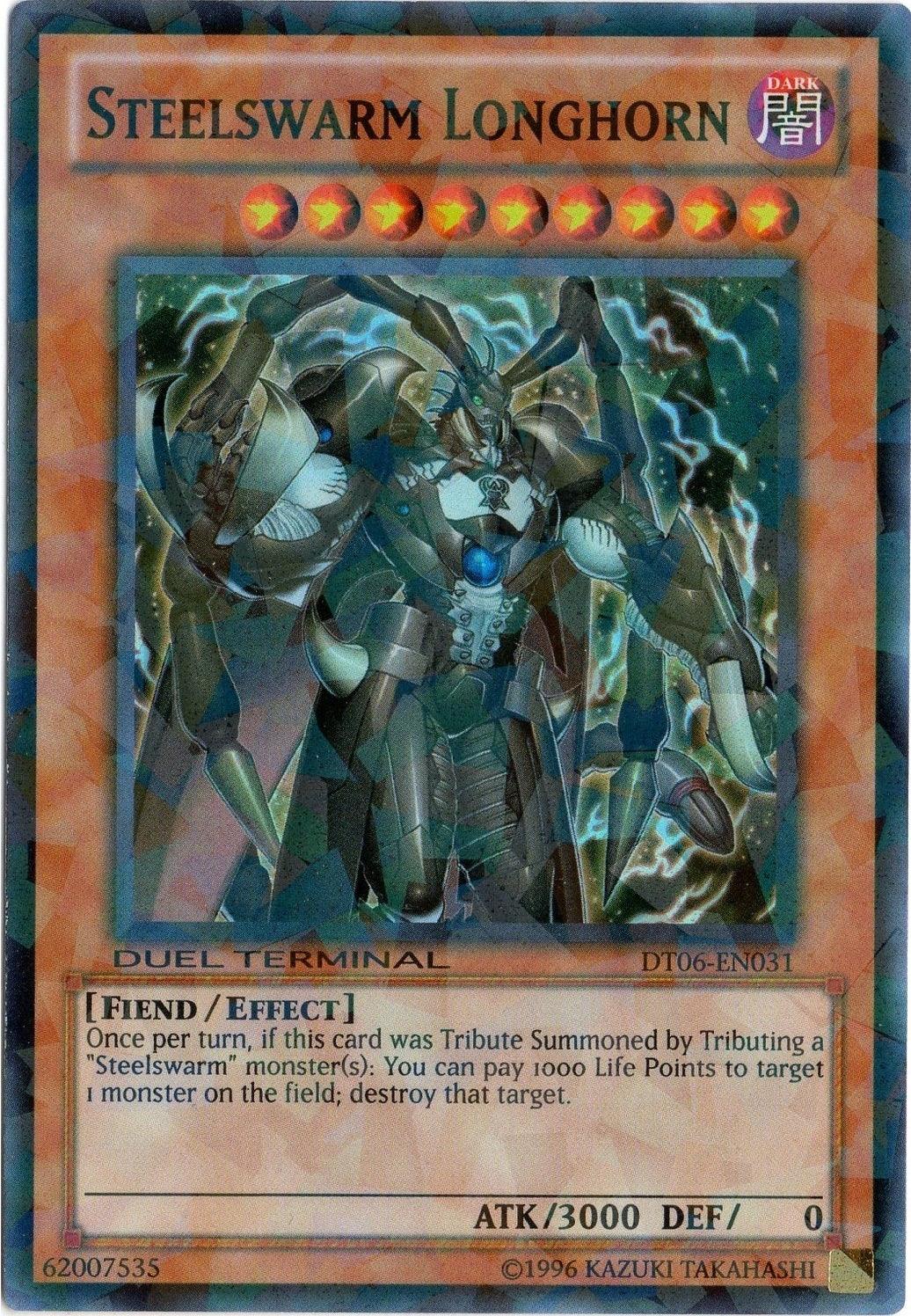 Steelswarm Longhorn [DT06-EN031] Super Rare - Josh's Cards