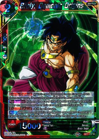 Broly, Demonic Origins (BT7-117) [Assault of the Saiyans] Parallel Foil