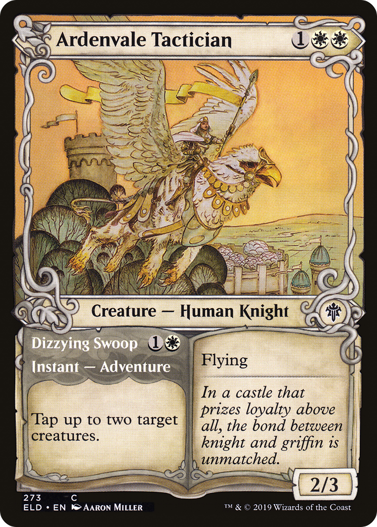 Ardenvale Tactician // Dizzying Swoop (ELD-273) - Throne of Eldraine: (Showcase) Foil