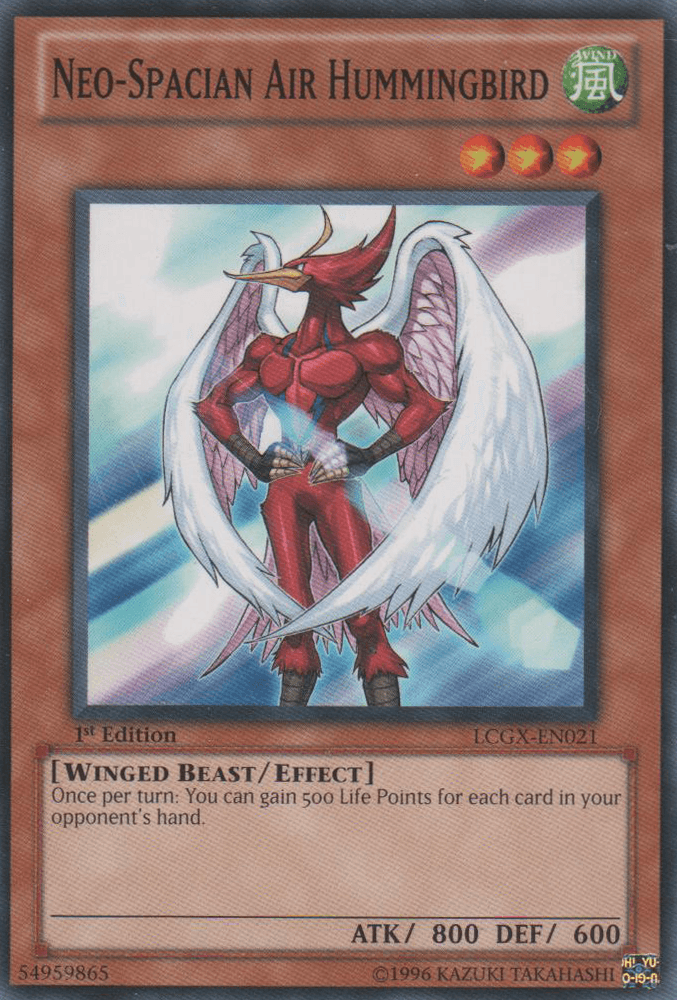 Neo-Spacian Air Hummingbird [LCGX-EN021] Common - Josh's Cards