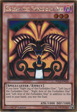 Exodia the Forbidden One [PGL2-EN026] Gold Rare - Josh's Cards