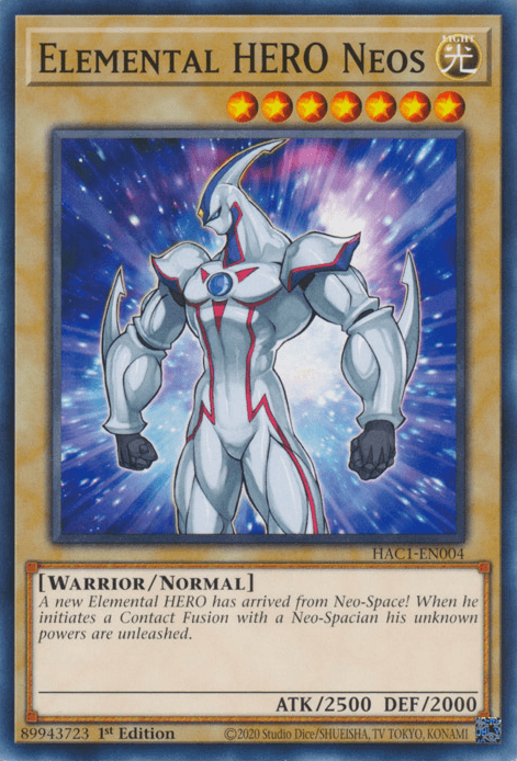 Elemental HERO Neos [HAC1-EN004] Common - Josh's Cards