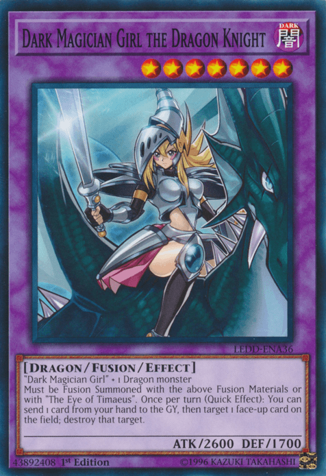 Dark Magician Girl the Dragon Knight [LEDD-ENA36] Common - Josh's Cards