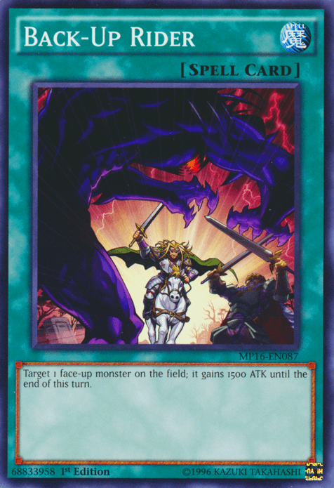 Back-Up Rider [MP16-EN087] Common - Josh's Cards