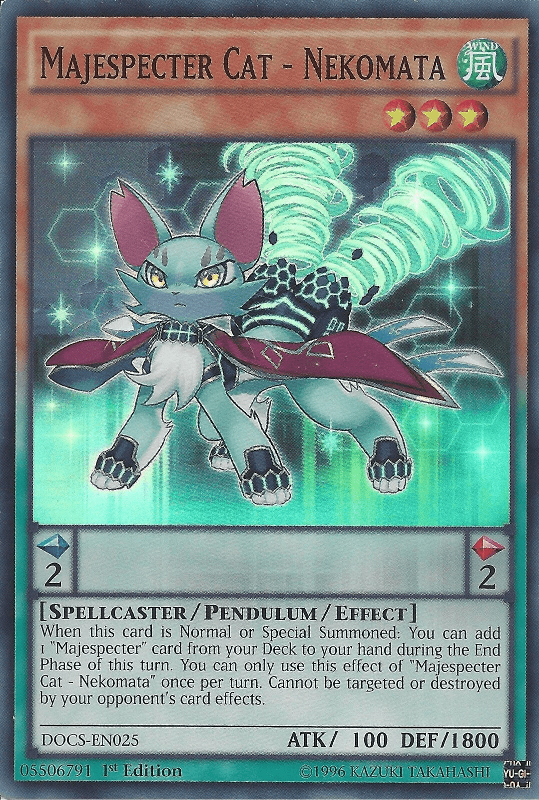 Majespecter Cat - Nekomata [DOCS-EN025] Super Rare - Josh's Cards