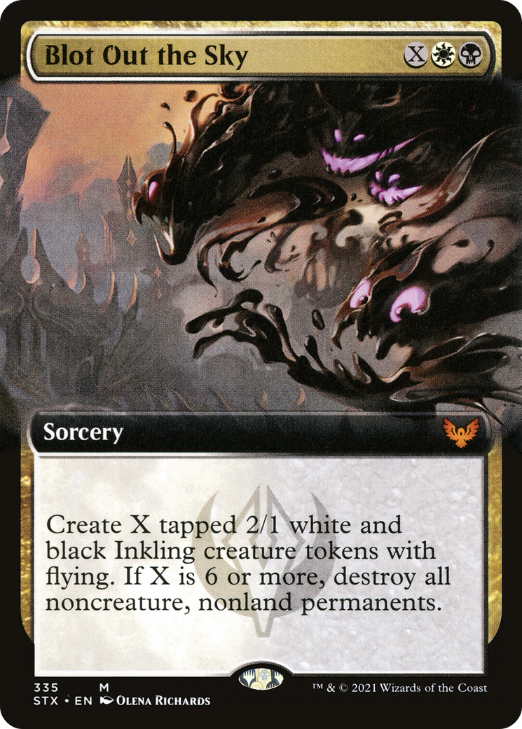 Blot Out the Sky (STX-335) - Strixhaven: School of Mages: (Extended Art)