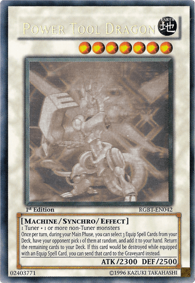 Power Tool Dragon [RGBT-EN042] Ghost Rare - Josh's Cards