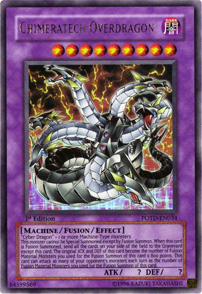 Chimeratech Overdragon [POTD-EN034] Ultra Rare - Josh's Cards