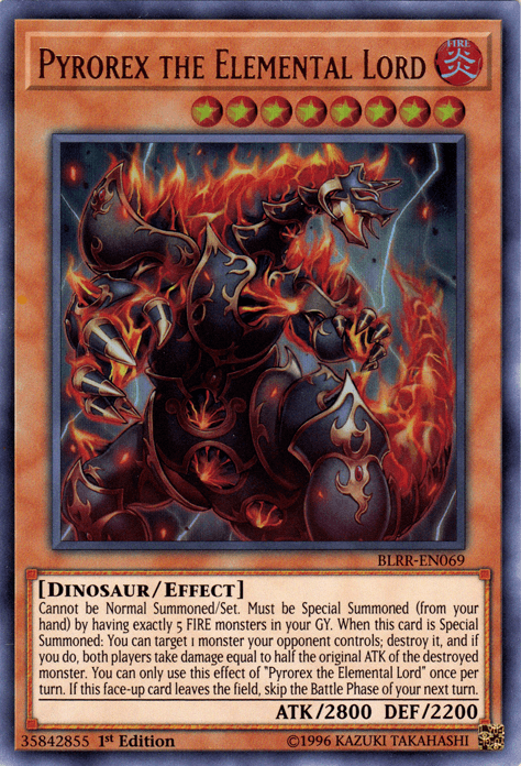 Pyrorex the Elemental Lord [BLRR-EN069] Ultra Rare - Josh's Cards