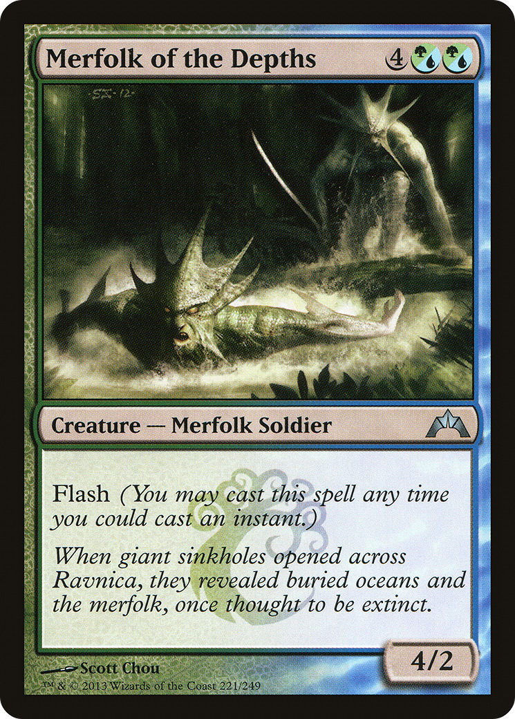 Merfolk of the Depths (GTC-221) - Gatecrash