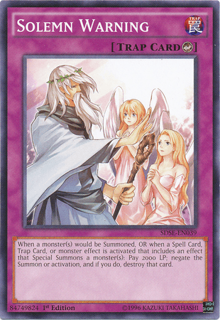Solemn Warning [SDSE-EN039] Common - Josh's Cards
