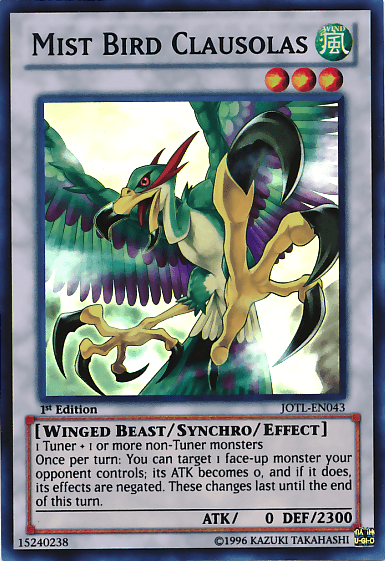 Mist Bird Clausolas [JOTL-EN043] Super Rare - Josh's Cards
