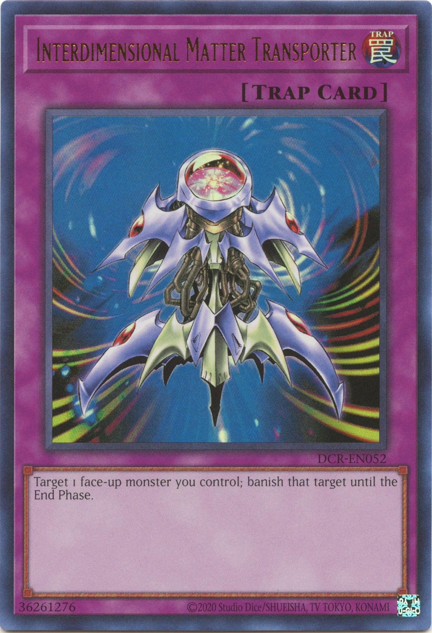 Interdimensional Matter Transporter (25th Anniversary) [DCR-EN052] Ultra Rare - Josh's Cards
