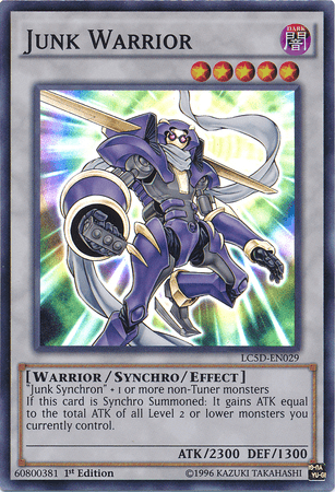 Junk Warrior [LC5D-EN029] Super Rare - Josh's Cards