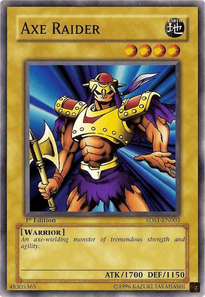 Axe Raider [5DS1-EN003] Common - Josh's Cards