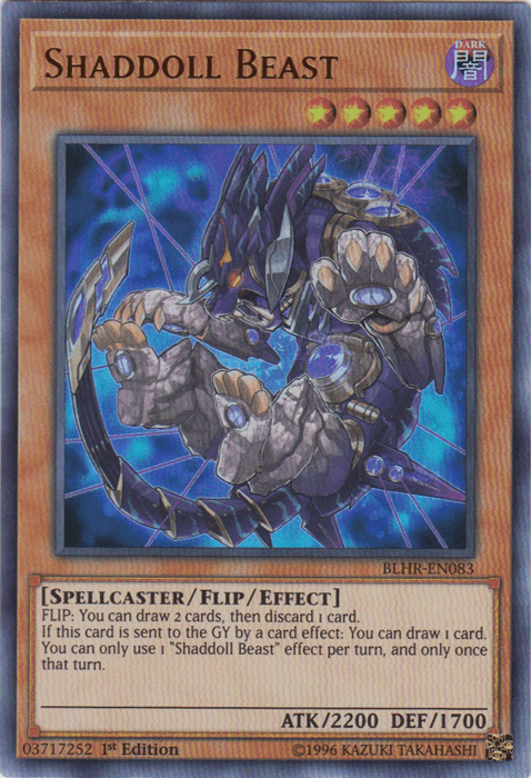 Shaddoll Beast [BLHR-EN083] Ultra Rare - Josh's Cards
