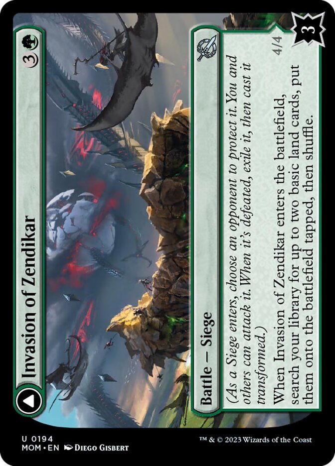 Invasion of Zendikar // Awakened Skyclave (MOM-194) - March of the Machine Foil