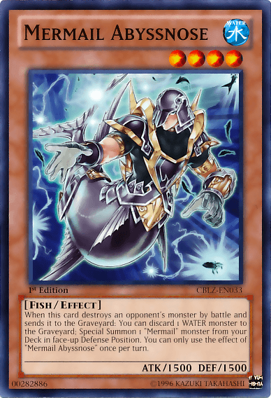 Mermail Abyssnose [CBLZ-EN033] Common - Josh's Cards