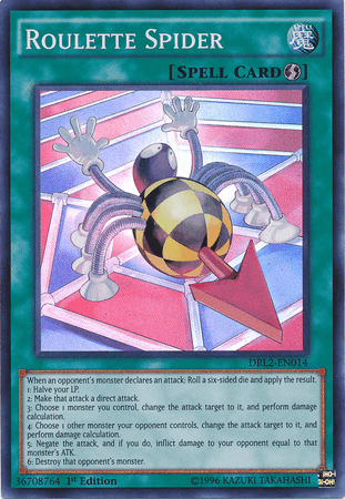 Roulette Spider [DRL2-EN014] Super Rare - Josh's Cards