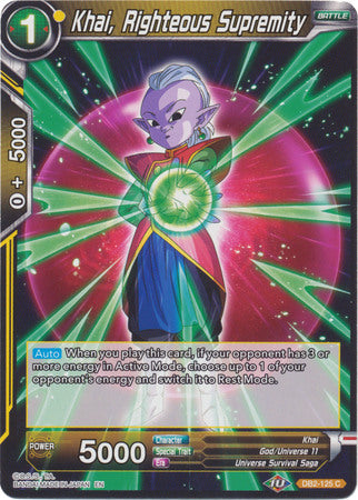 Khai, Righteous Supremity (DB2-125) [Divine Multiverse] Parallel Foil