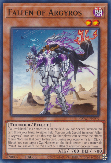 Fallen of Argyros [CYAC-EN009] Common - Josh's Cards