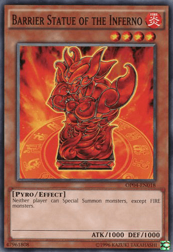 Barrier Statue of the Inferno [OP04-EN018] Common - Josh's Cards